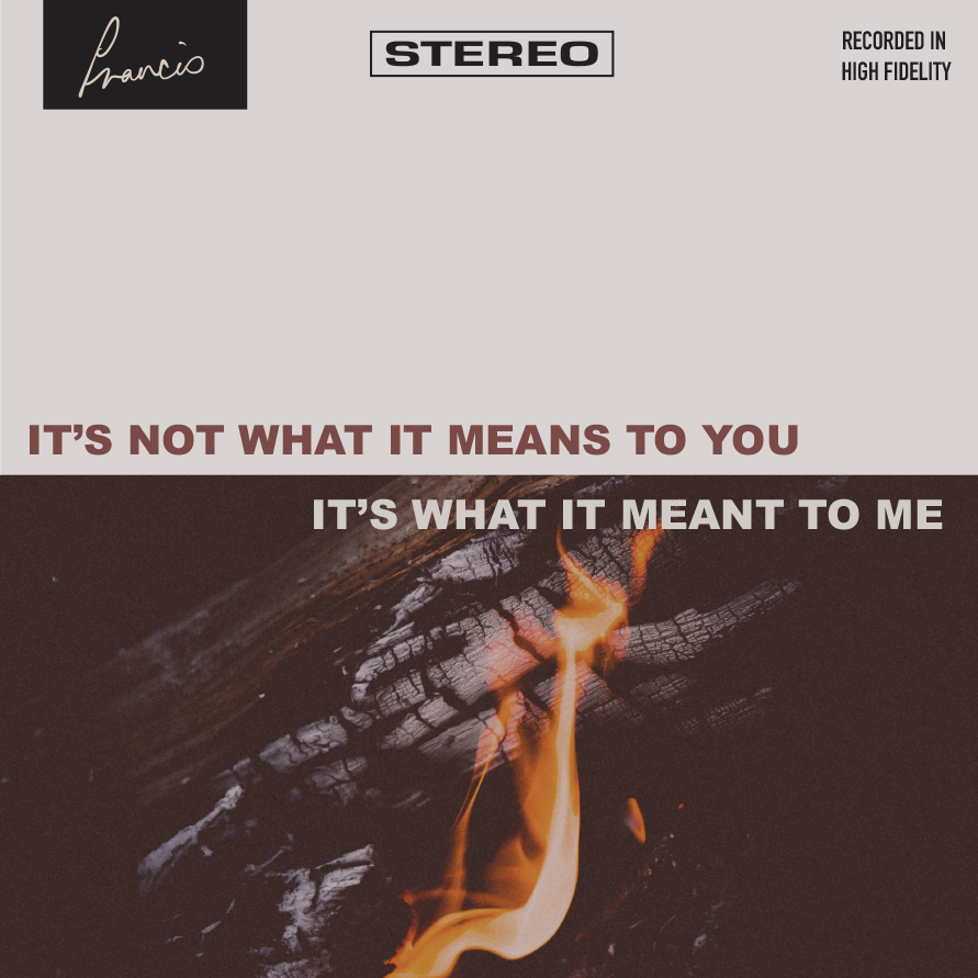 It's Not What It Means To You artwork